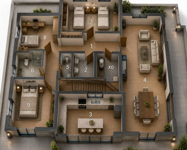 Beautiful new penthouse for sale in Vlae 1