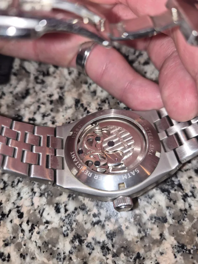Ingersoll watch stainless steel bracelet with folding clasp